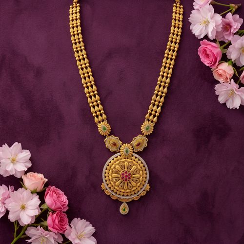 Royal Heritage Mandala Long Necklace , 