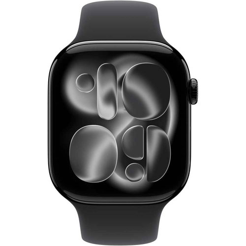 Apple Watch Series 11 GPS , Jet Black , 46mm , Aluminium , Black Sport Band , M/L