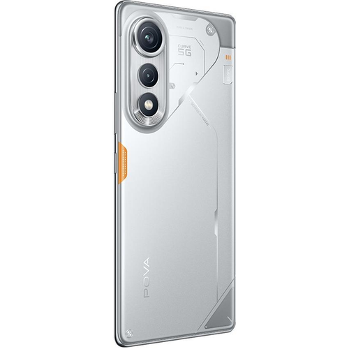 Pre Order - Tecno Pova Curve 5G , Magic Silver , Android , 8GB , 256GB