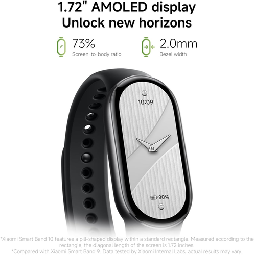 Xiomi Smart band 10 , Silver